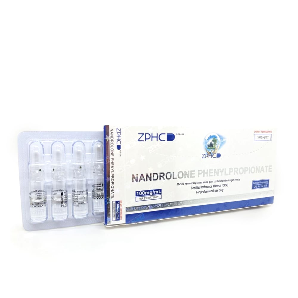 Nandrolone Phenylpropionate ZPHC 100 mg/ml — box with 10 × 1 ml ampoules (NPP)