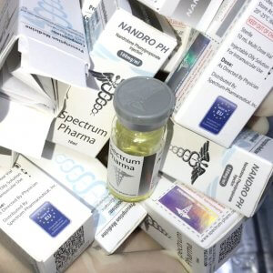Bottle of NPP steroid Spectrum Pharma USA DOMESTIC