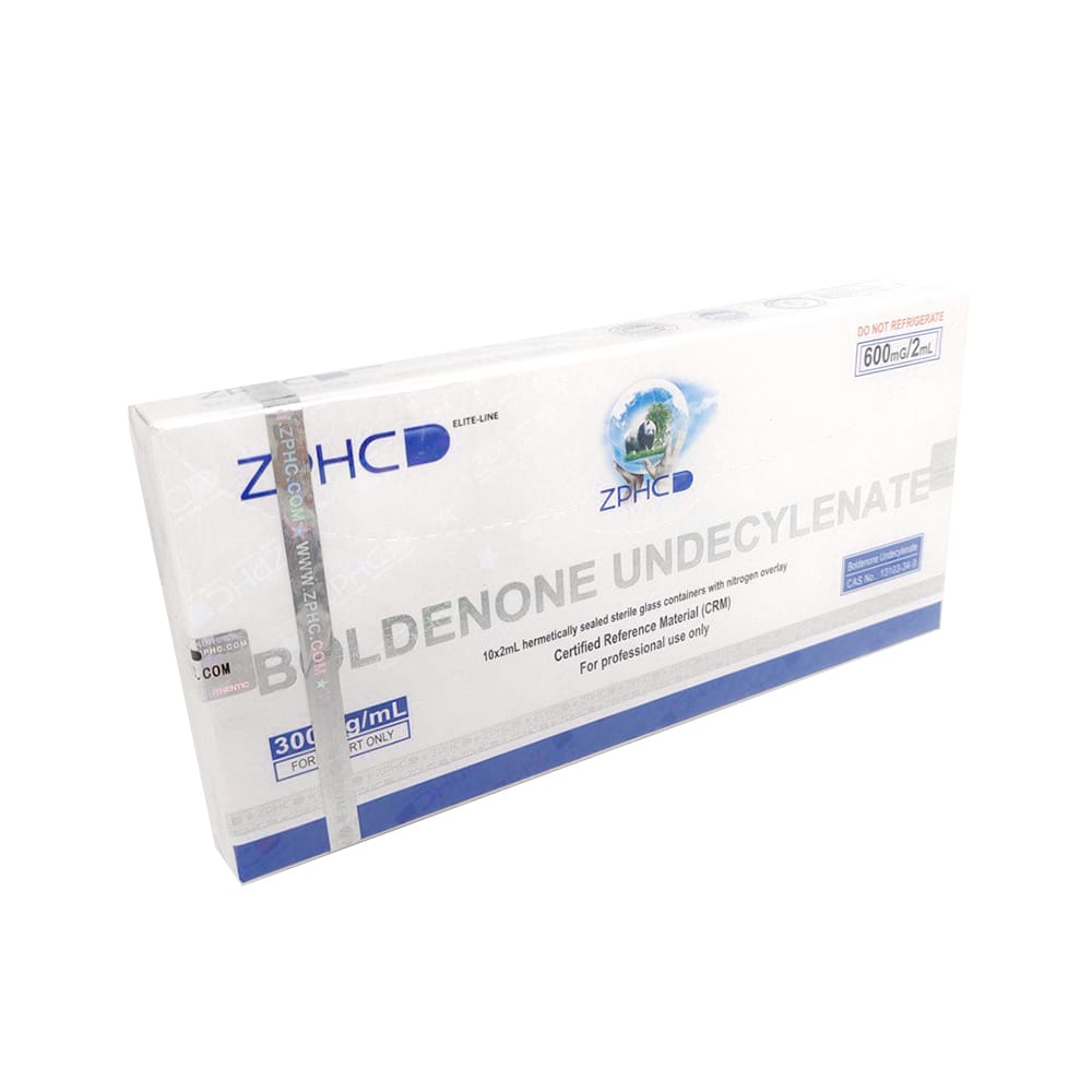 Boldenone Undecylenate ZPHC 300 mg/ml — box with 10 × 2 ml ampoules (6 000 mg high-dose EQ)