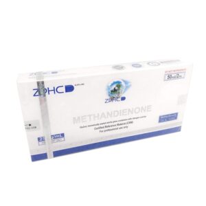 Methandienone Injectable ZPHC 25 mg/ml — box with 10 × 2 ml ampoules (500 mg)