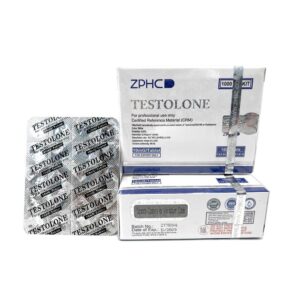 Blister showing 100 Testolone ZPHC tablets, each 10 mg RAD-140 dose