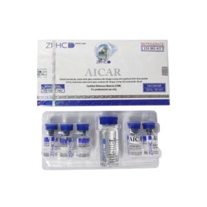 Frasco liofilizado AICAR 50 mg ZPHC (parte do kit de 250 mg) pronto para reconstituição